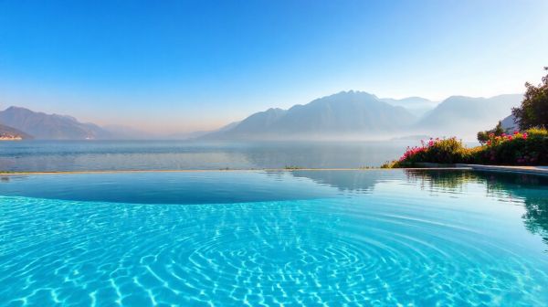 Découvrez la piscine coque plage à faible profondeur d'Annecy