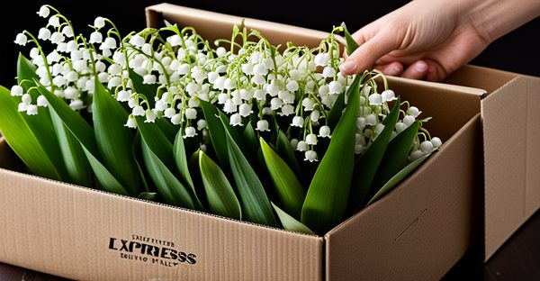 Livraison express de muguet artisanal par l'agitateur floral : commande en 4h