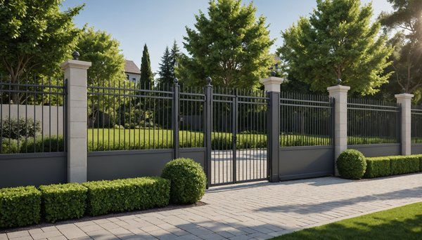 Top choix de clôtures élégantes en grillage rigide français